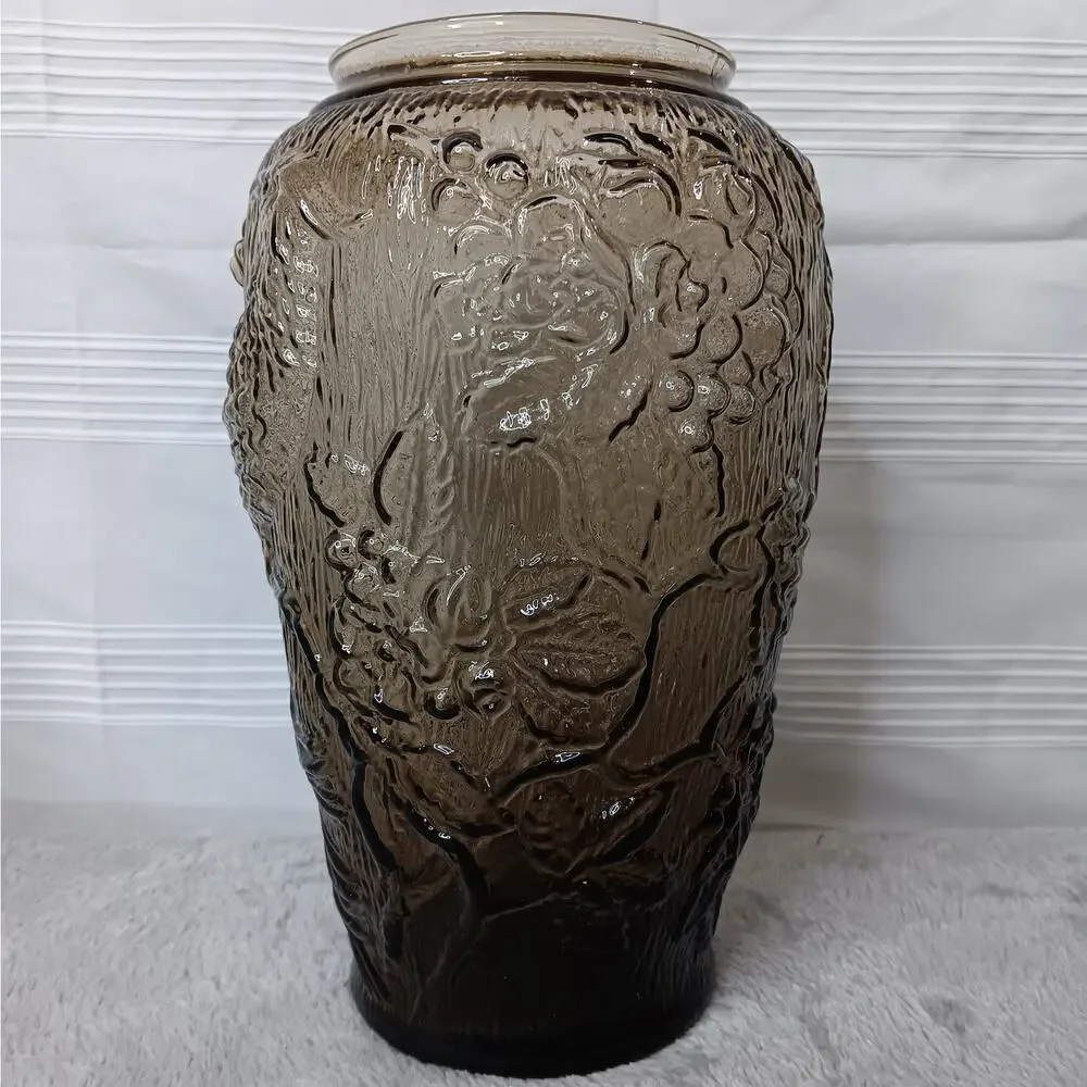 Indiana Glass embossed glass